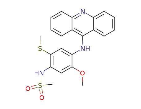 N-<4'-(9-acridynylamino)-3'-methoxy-6'-(methylthio)phenyl>methanesulfonamide