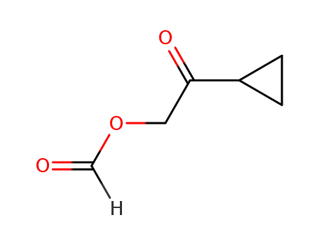 Molecular Structure of 357943-56-7 (Formic acid 2-cyclopropyl-2-oxo-ethyl ester)