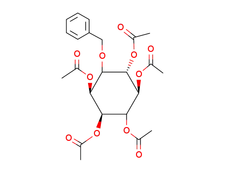 (+/-)-2,3,4,5,6-penta-O-acetyl-1-O-benzyl-myo-inositol