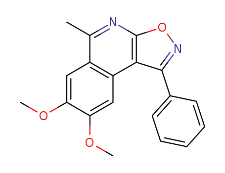 5-Methyl-1-phenyl-7,8-dimethoxyisoxazolo<5,4-c>isoquinoline