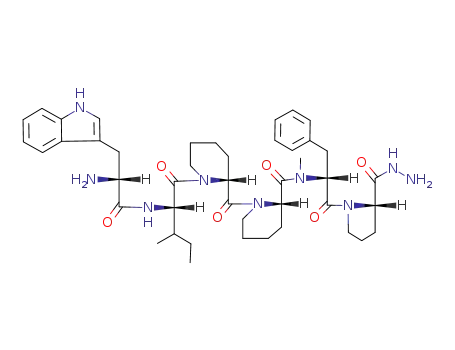 D-Trp-Ile-D-Pip-L-Pip-N-Me-D-Phe-Pro-NHNH<sub>2</sub>