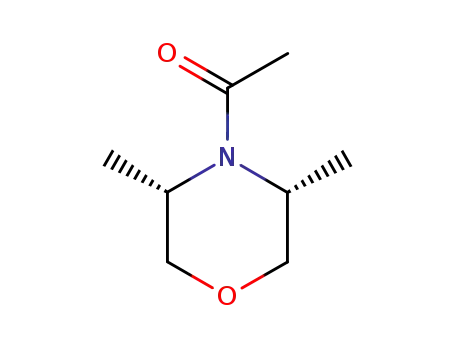 모르폴린, 4-아세틸-3,5-디메틸-, 시스-(9CI)