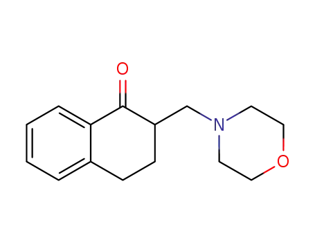 Molecular Structure of 7353-60-8 (1(2H)-Naphthalenone, 3,4-dihydro-2-(4-morpholinylmethyl)-)