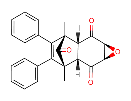 endo-anti-1,9-dimethyl-10,11-diphenyl-5-oxatetracyclo<7,2,1,0<sup>2,8</sup>,0<sup>4,6</sup>>dodec-10-ene-3,7,12-trione