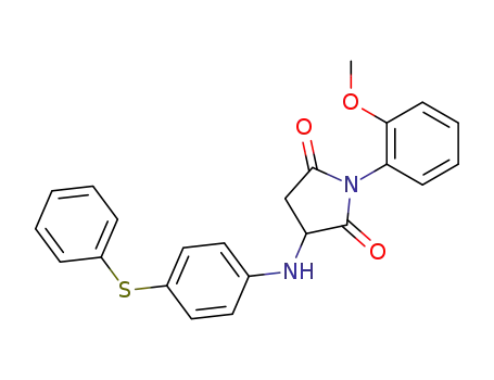 2,5-Pyrrolidinedione,
1-(2-methoxyphenyl)-3-[[4-(phenylthio)phenyl]amino]-