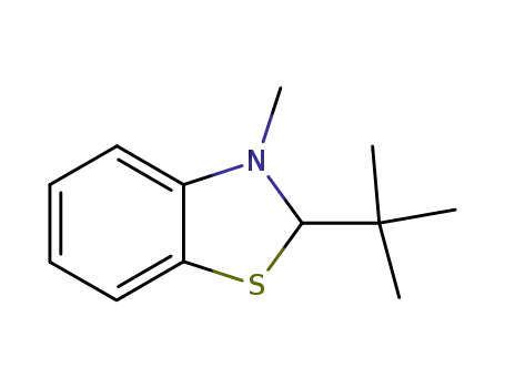 Molecular Structure of 57361-43-0 (2-t-butyl-3-methylbenzothiazoline)