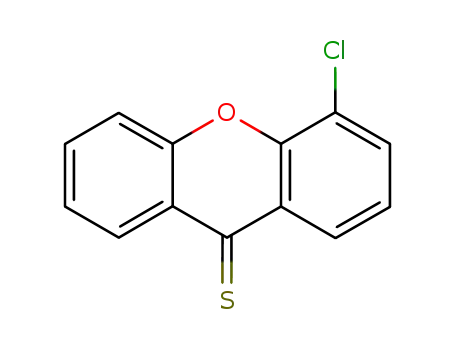 Molecular Structure of 88912-88-3 (9H-Xanthene-9-thione, 4-chloro-)