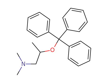 Molecular Structure of 88953-58-6 (1-Propanamine, N,N-dimethyl-2-(triphenylmethoxy)-)