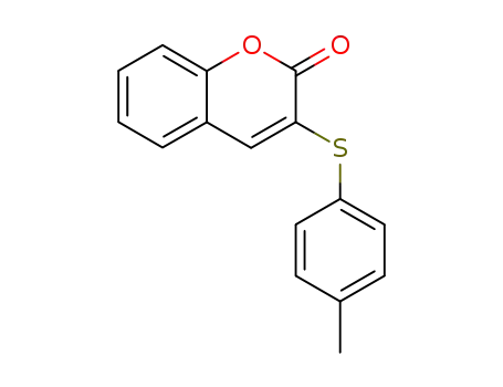 3-[(4-methylphenyl)sulfanyl]-2H-chromen-2-one