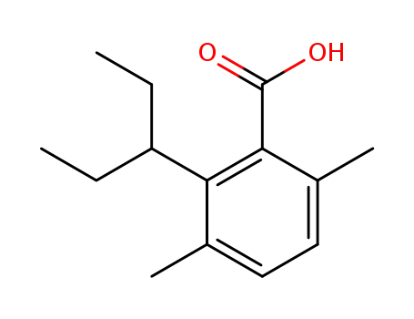 2-(1-Ethyl-propyl)-3,6-dimethyl-benzoic acid