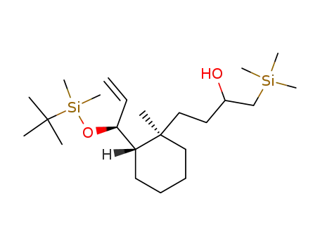 trans-4-<2'-<1''-(dimethyl-t-butylsiloxy)prop-2''-enyl>-1'-methylcyclohexyl>-1-trimethylsilylbutan-2-ol