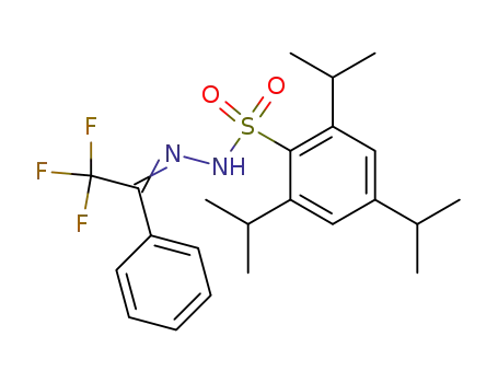 Trifluoroacetophenone trisylhydrazone