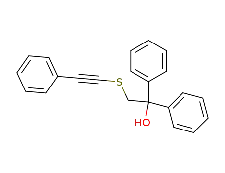 1,1-Diphenyl-2-phenylethynylsulfanyl-ethanol