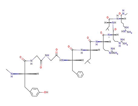 Molecular Structure of 103614-28-4 (dynorphin A ethylamide (1-9), MeTyr(1)-MeArg(7)-Leu(8)-)