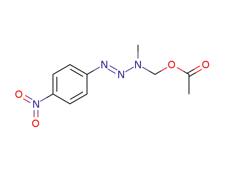 [(2E)-1-methyl-3-(4-nitrophenyl)triaz-2-en-1-yl]methyl acetate