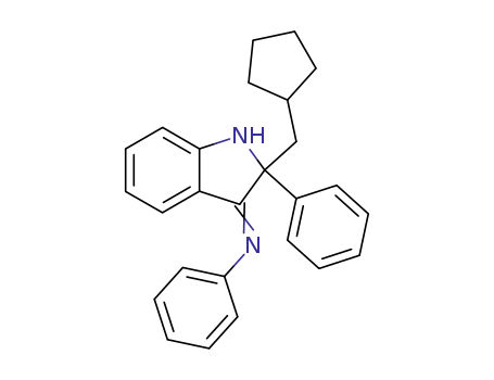 Benzenamine,
N-[2-(cyclopentylmethyl)-1,2-dihydro-2-phenyl-3H-indol-3-ylidene]-