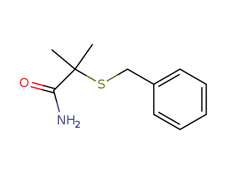 2-Benzylsulfanyl-2-methyl-propionamide