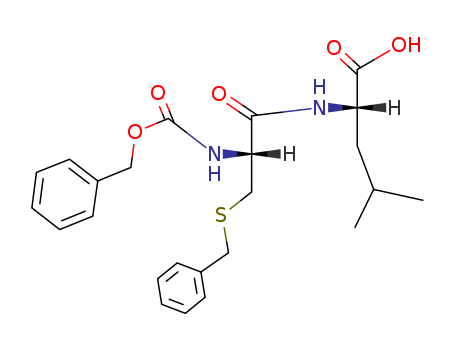 2-[(3-benzylsulfanyl-2-phenylmethoxycarbonylamino-propanoyl)amino]-4-methyl-pentanoic acid cas  18830-14-3
