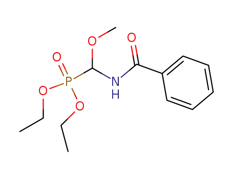 diethyl 1-benzoylamino-1-methoxy methylphosphonate