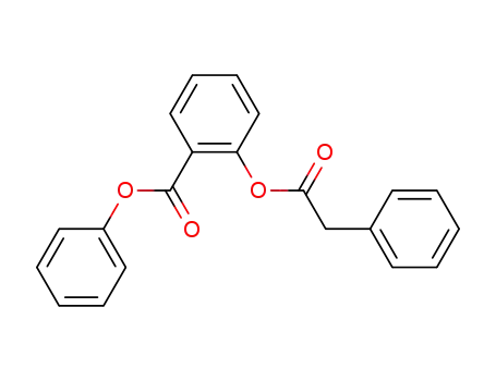 Molecular Structure of 114832-89-2 (2-Phenylacetoxy-benzoic acid phenyl ester)