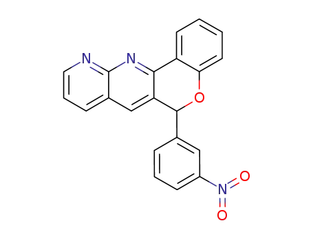 6-m-Nitrophenyl-6H-<1>benzopyrano<4,3-b><1,8>naphthyridine