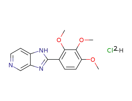 1H-Imidazo[4,5-c]pyridine, 2-(2,3,4-trimethoxyphenyl)-, dihydrochloride