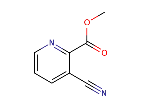 Molecular Structure of 53940-11-7 (METHYL 3-CYANOPYRIDINE-2-CARBOXYLATE)