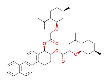 (1R,2R)-1,2,3,4-tetrahydrochrysene-1,2-diyl bis({[5-methyl-2-(propan-2-yl)cyclohexyl]oxy}acetate)