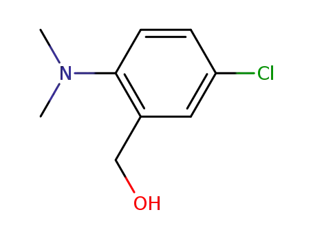 Molecular Structure of 87066-91-9 (5-chloro-2-dimethylamino-benzyl alcohol)