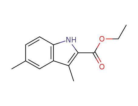 Molecular Structure of 16423-76-0 (ethyl 3,5-dimethyl-1H-indole-2-carboxylate)