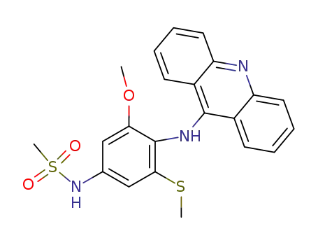 N-<4'-(9-acridynylamino)-3'-methoxy-5'-(methylthio)phenyl>methanesulfonamide