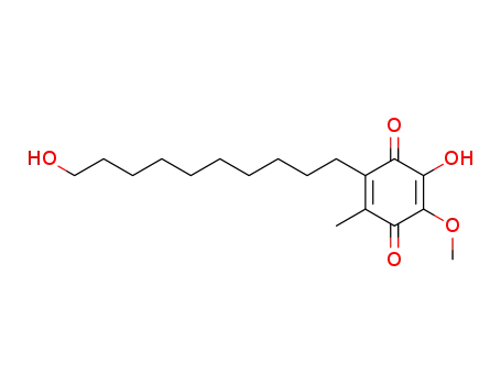 2,5-Cyclohexadiene-1,4-dione,
2-hydroxy-6-(10-hydroxydecyl)-3-methoxy-5-methyl-