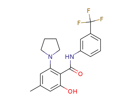 2-Hydroxy-4-methyl-6-pyrrolidinobenzoesaeure-(3'-trifluormethyl-anilid)
