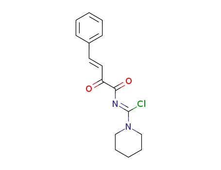 (E)-N-(2-Oxo-4-phenyl-3-butenoyl)-1-piperidincarboximidoylchlorid