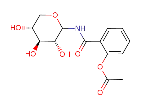 Molecular Structure of 78518-49-7 (D-xylopyrannosylamido-1 acetoxy-2 benzene)