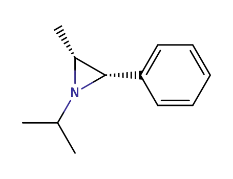 Molecular Structure of 75458-37-6 (Aziridine, 2-methyl-1-(1-methylethyl)-3-phenyl-, cis- (9CI))
