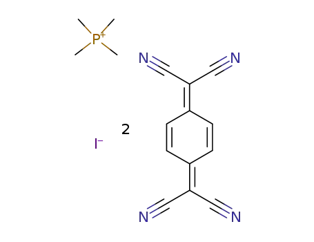 Molecular Structure of 94017-56-8 (2C<sub>12</sub>H<sub>4</sub>N<sub>4</sub>*C<sub>4</sub>H<sub>12</sub>P<sup>(1+)</sup>*I<sup>(1-)</sup>)