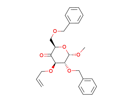 methyl 3-O-allyl-2,6-di-O-benzyl-α-D-xylo-hexopyranosid-4-ulose