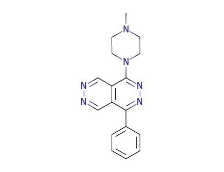 Molecular Structure of 83490-48-6 (1-(4-Methyl-piperazino)-4-phenyl-pyridazino<4,5-d>pyridazin)