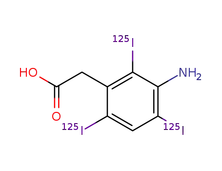 C<sub>8</sub>H<sub>6</sub><sup>(125)</sup>I<sub>3</sub>NO<sub>2</sub>