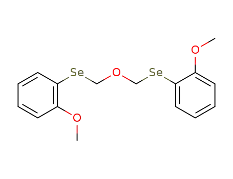 Molecular Structure of 82745-61-7 (Benzene, 1,1'-[oxybis(methyleneseleno)]bis[2-methoxy-)