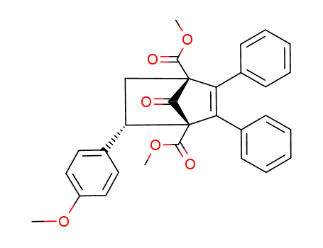 Bicyclo[2.2.1]hept-2-ene-1,4-dicarboxylic acid,
5-(4-methoxyphenyl)-7-oxo-2,3-diphenyl-, dimethyl ester, exo-