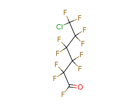 Molecular Structure of 335-52-4 (Hexanoyl fluoride, 6-chloro-2,2,3,3,4,4,5,5,6,6-decafluoro-)