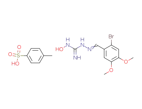 N1-Hydroxy-N3[(6-bromo-3,4-dimethoxybenzylidene)amino]guanidine tosyla te