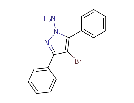 4-Bromo-3,5-diphenyl-pyrazol-1-ylamine