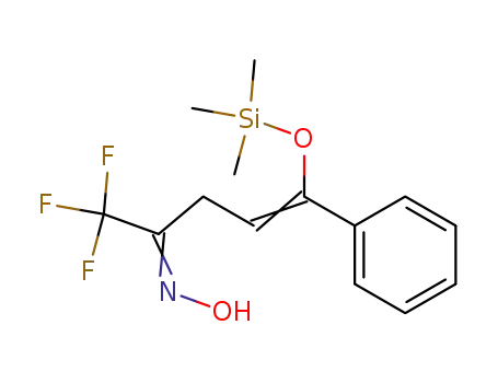 4-Penten-2-one, 1,1,1-trifluoro-5-phenyl-5-[(trimethylsilyl)oxy]-, oxime,
(Z,E)-