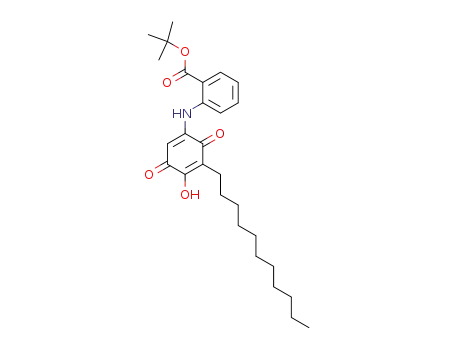 2-(4-Hydroxy-3,6-dioxo-5-undecyl-cyclohexa-1,4-dienylamino)-benzoic acid tert-butyl ester