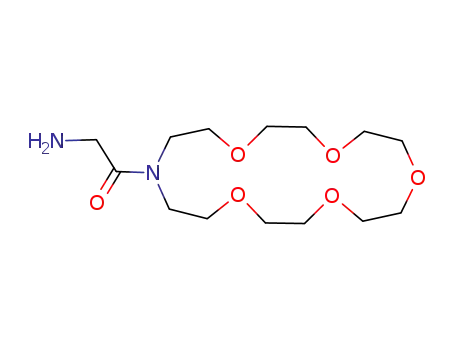 Molecular Structure of 394208-07-2 (1,4,7,10,13-Pentaoxa-16-azacyclooctadecane, 16-(aminoacetyl)-)