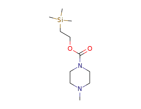 1-Piperazinecarboxylic acid, 4-methyl-, 2-(trimethylsilyl)ethyl ester