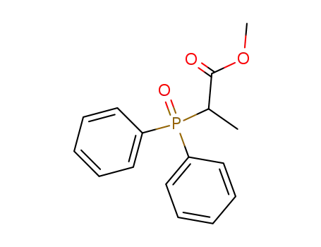 Propanoic acid, 2-(diphenylphosphinyl)-, methyl ester